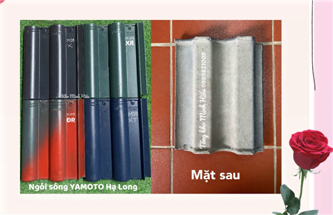 Ảnh Ngói sơn màu Yamoto Viglacera Hạ Long - Một sản phẩm mới của Công ty cp Viglacera Hạ Long - sản xuất bằng dây chuyền thiết bị công nghệ Nhật Bản.